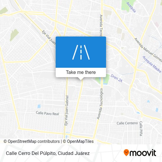 Mapa de Calle Cerro Del Púlpito