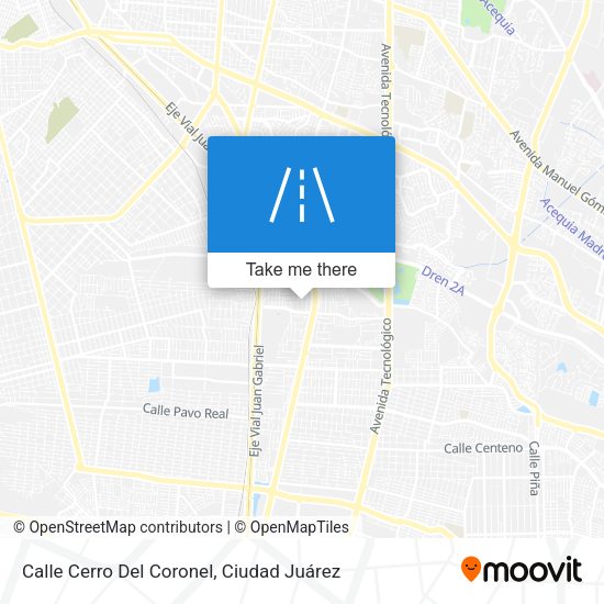 Mapa de Calle Cerro Del Coronel