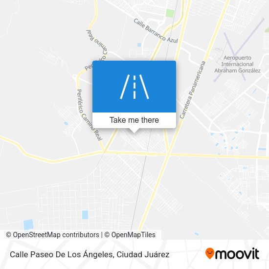 Mapa de Calle Paseo De Los Ángeles