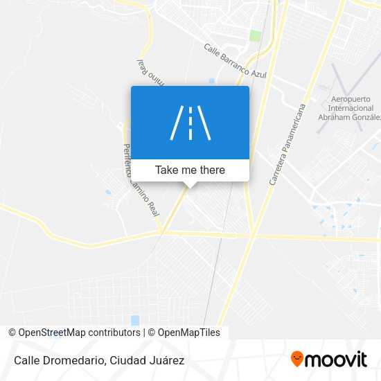 Calle Dromedario map