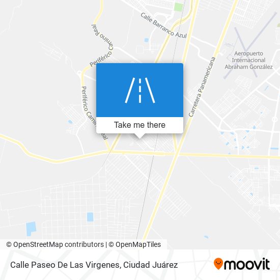 Mapa de Calle Paseo De Las Virgenes