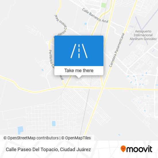 Mapa de Calle Paseo Del Topacio