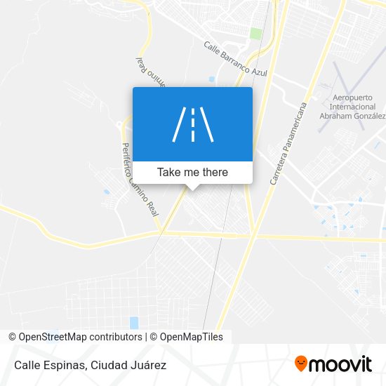 Calle Espinas map