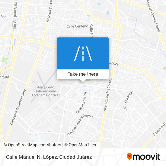 Mapa de Calle Manuel N. López