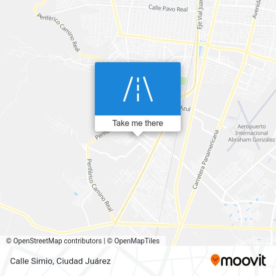 Mapa de Calle Simio