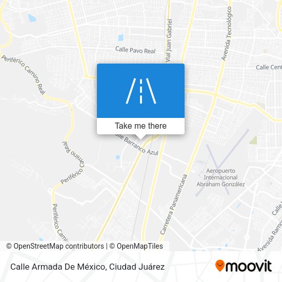 Calle Armada De México map