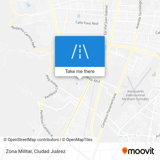 Zona Militar map