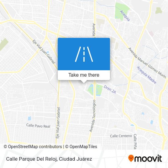 Calle Parque Del Reloj map