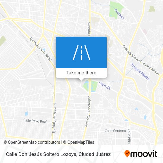 Calle Don Jesús Soltero Lozoya map