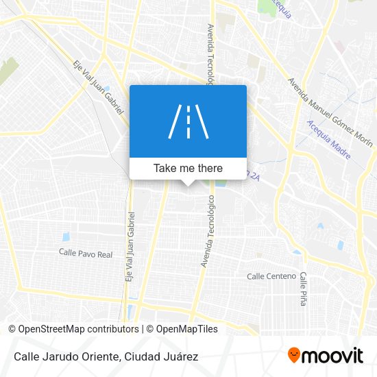 Calle Jarudo Oriente map