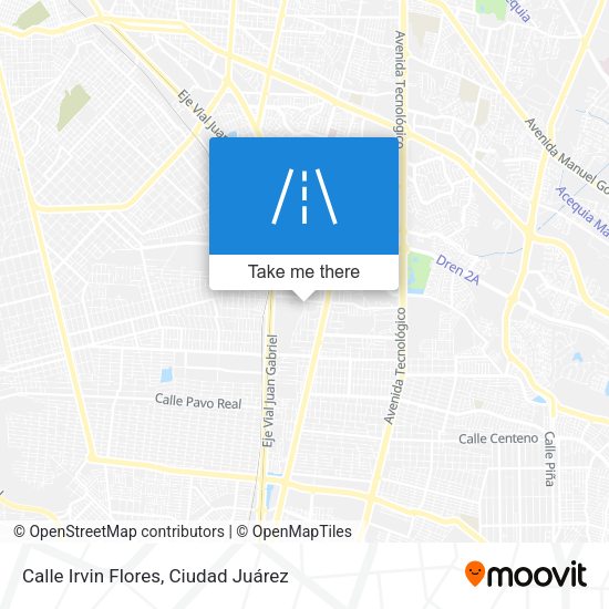 Calle Irvin Flores map