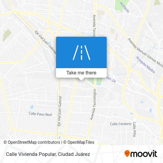 Calle Vivienda Popular map