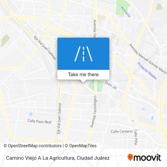 Camino Viejo A La Agricultura map