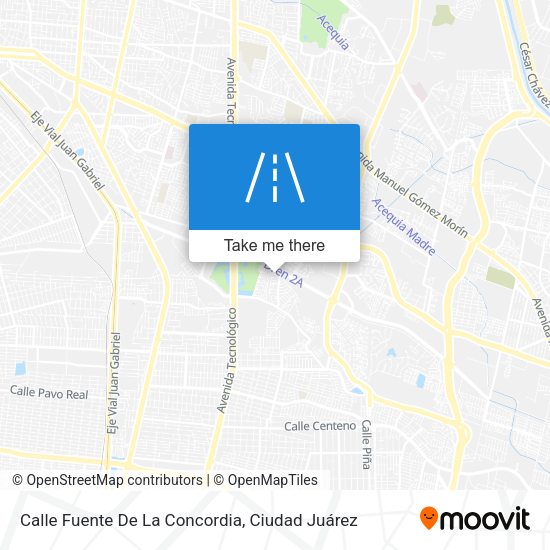 Mapa de Calle Fuente De La Concordia