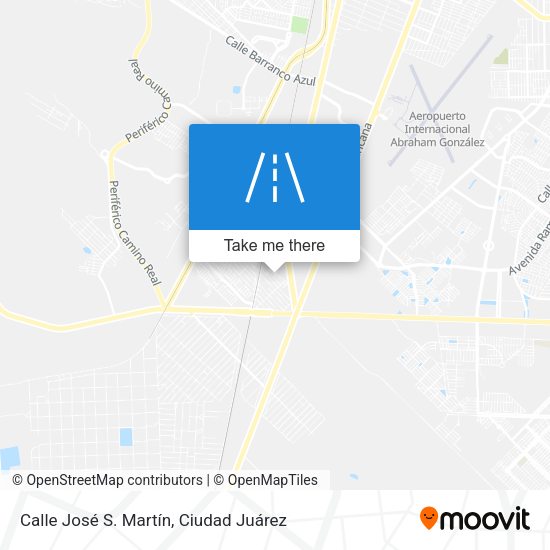 Mapa de Calle José S. Martín