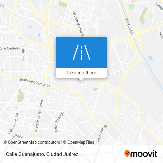 Calle Guanajuato map