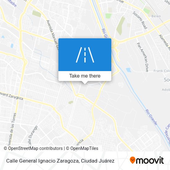 Calle General Ignacio Zaragoza map