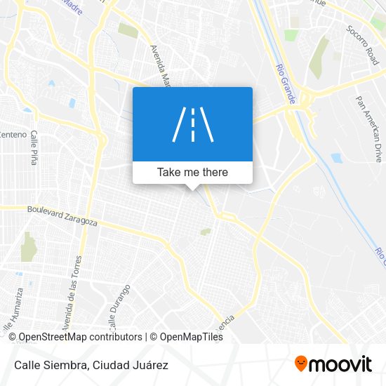 Calle Siembra map