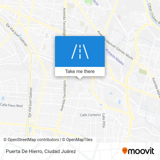 Puerta De Hierro map