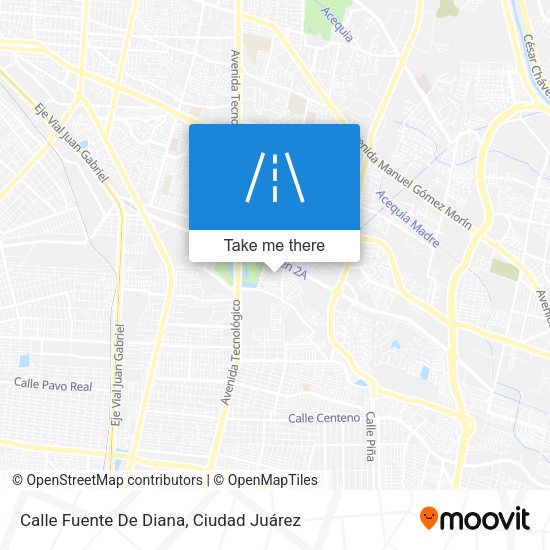 Calle Fuente De Diana map