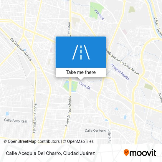 Calle Acequia Del Charro map