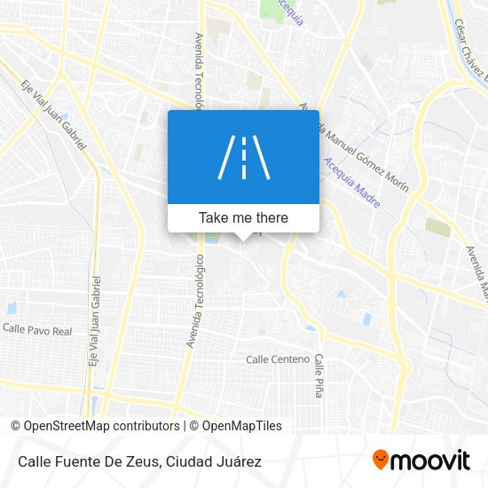 Calle Fuente De Zeus map