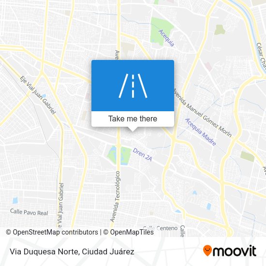 Via Duquesa Norte map