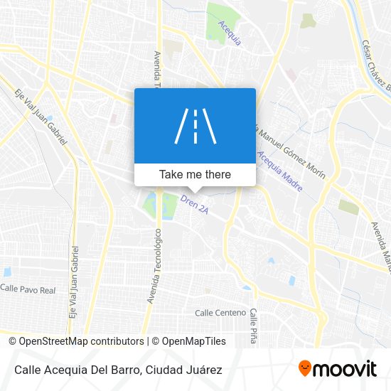Mapa de Calle Acequia Del Barro