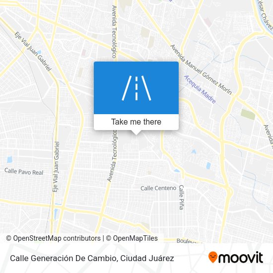 Calle Generación De Cambio map