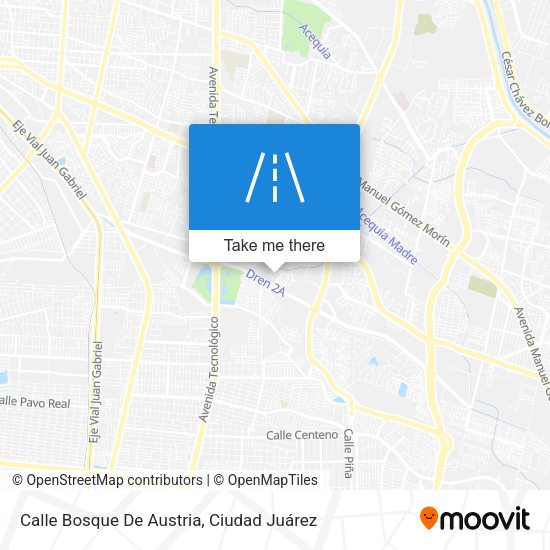 Calle Bosque De Austria map