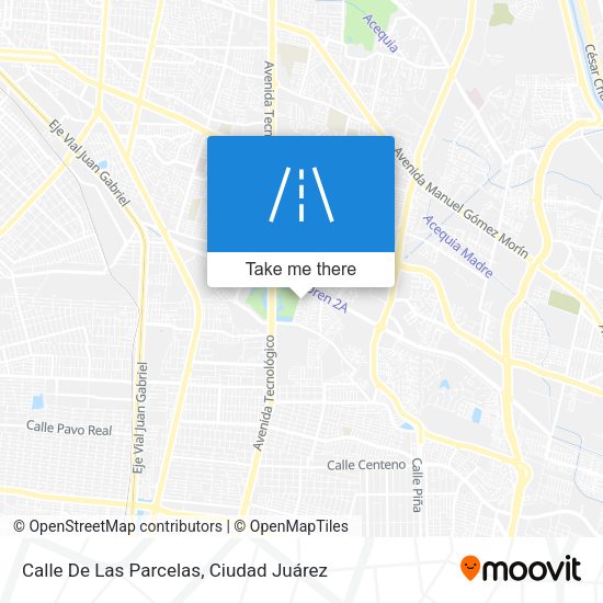 Mapa de Calle De Las Parcelas