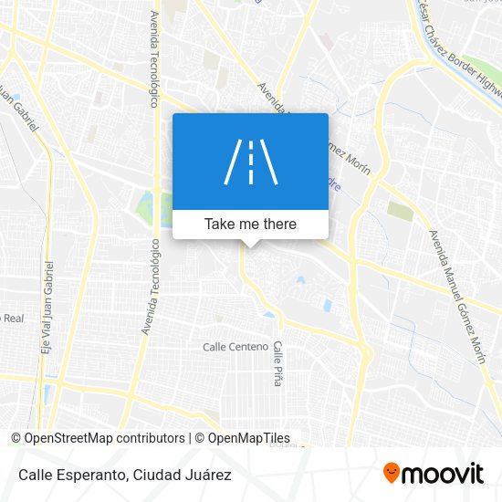 Mapa de Calle Esperanto
