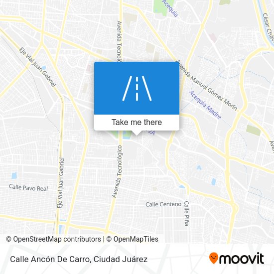 Calle Ancón De Carro map