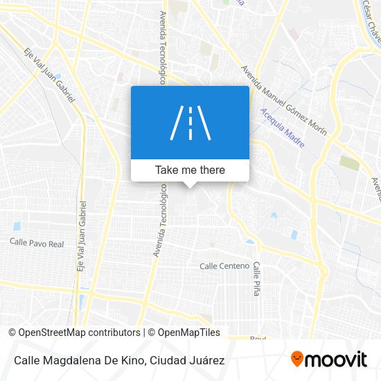 Calle Magdalena De Kino map