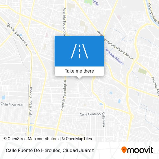 Calle Fuente De Hércules map