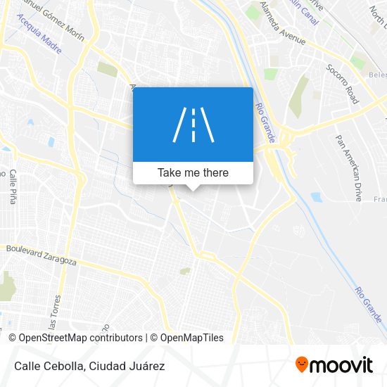 Mapa de Calle Cebolla