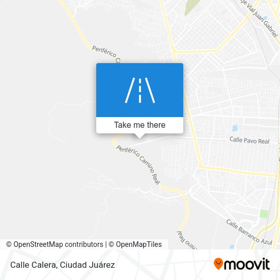 Calle Calera map
