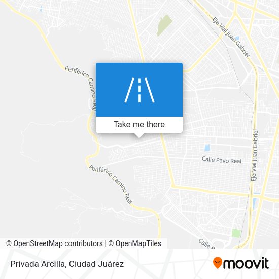 Privada Arcilla map