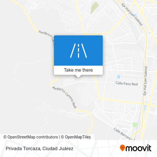 Privada Torcaza map