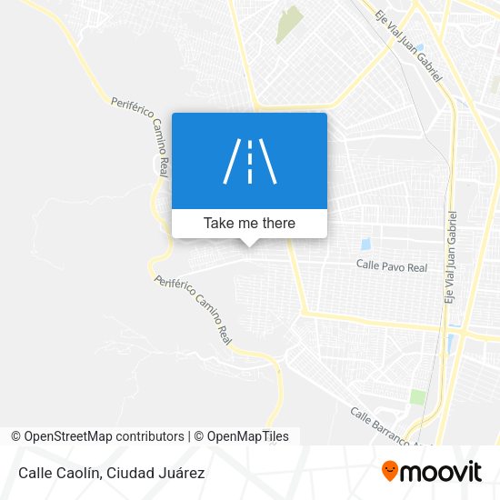 Calle Caolín map