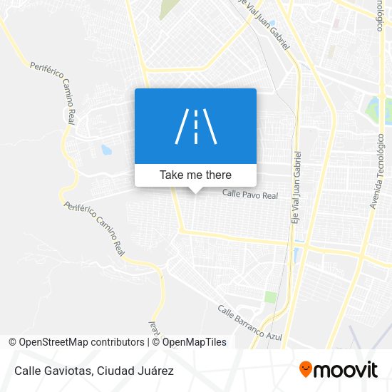 Mapa de Calle Gaviotas