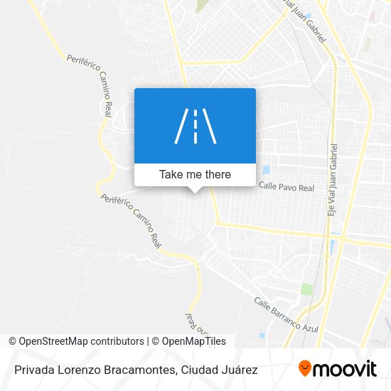 Mapa de Privada Lorenzo Bracamontes