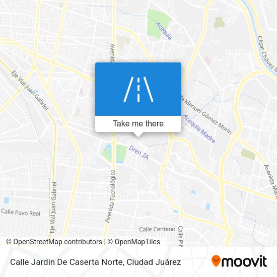 Mapa de Calle Jardin De Caserta Norte
