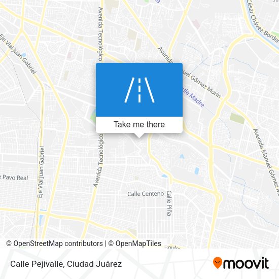 Calle Pejivalle map