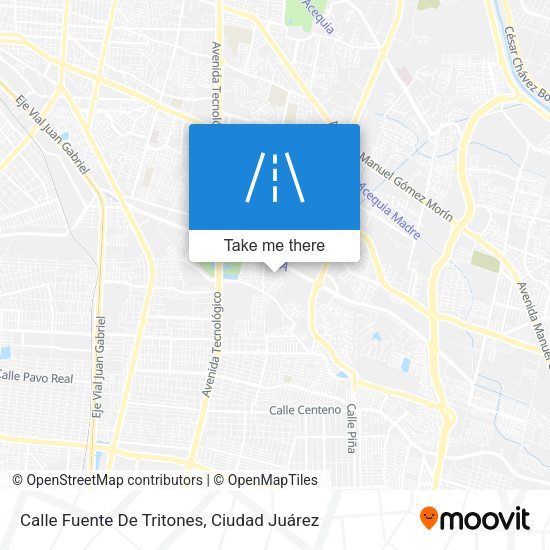 Calle Fuente De Tritones map