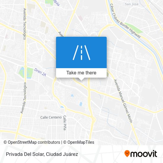 Mapa de Privada Del Solar