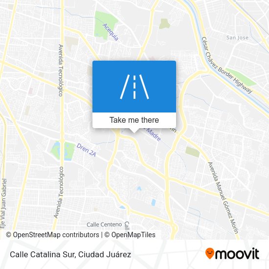 Calle Catalina Sur map