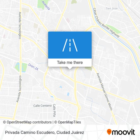 Mapa de Privada Camino Escudero