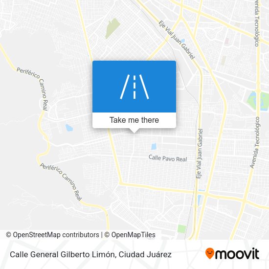 Calle General Gilberto Limón map