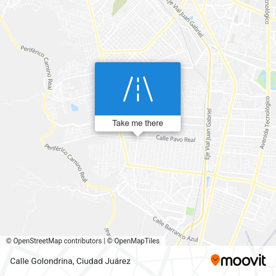 Mapa de Calle Golondrina